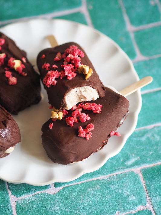 A vegan crunchy-healthy magnum
